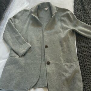 JCREW grey sweater blazer